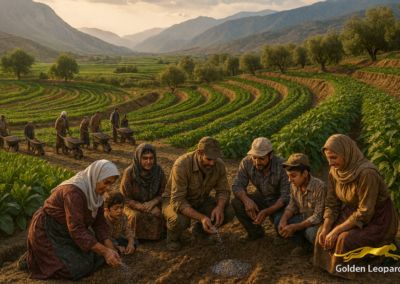 Golden Leopard Gold Humic Acid Series Humic acid compound fertilizer (N-P-K 10-5-20)