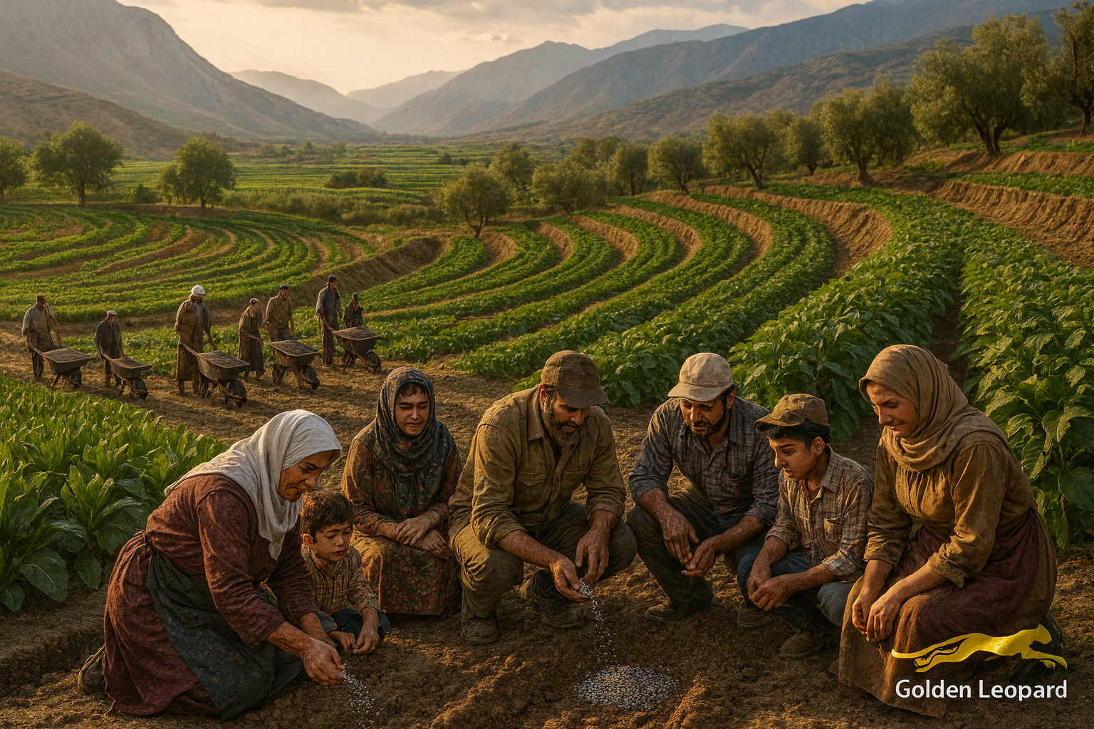 Golden Leopard Gold Humic Acid Series Humic acid compound fertilizer (N-P-K 10-5-20)